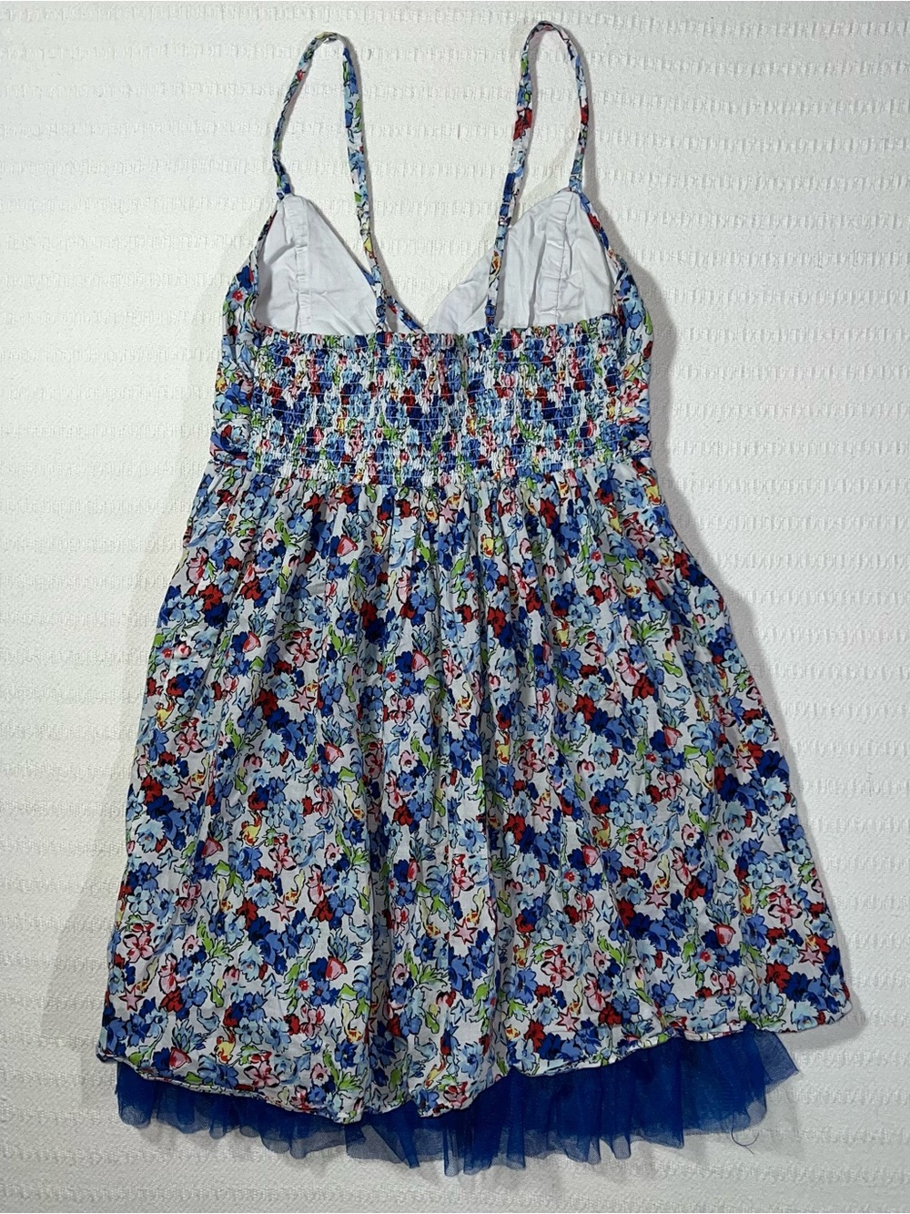 Vtg Y2K Abercrombie & Fitch Floral Babydoll Dress Womens S 2000s Twee New Girl - Picture 4 of 8